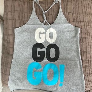 Lorna Jane active tank top “GO GO GO!”